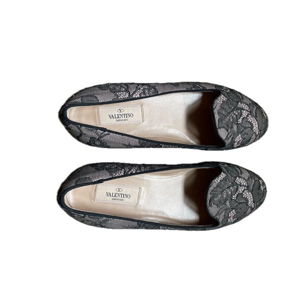 VALENTINO GARAVANI Caviar Crystal Lace | Mercari VALENTINO GARAVANI Caviar Crystal Lace Smoking Slippers, (Unworn, Pre-owned)